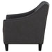 Coaster Liam Upholstered Sloped Arm Accent Club Chair Camel Grey