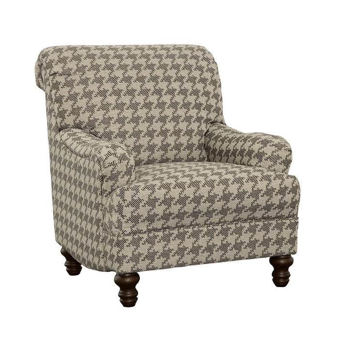 Coaster Glenn Upholstered Accent Chair Grey Default Title