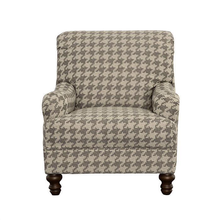 Coaster Glenn Upholstered Accent Chair Grey Default Title