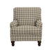 Coaster Glenn Upholstered Accent Chair Grey Default Title