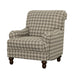 Coaster Glenn Upholstered Accent Chair Grey Default Title