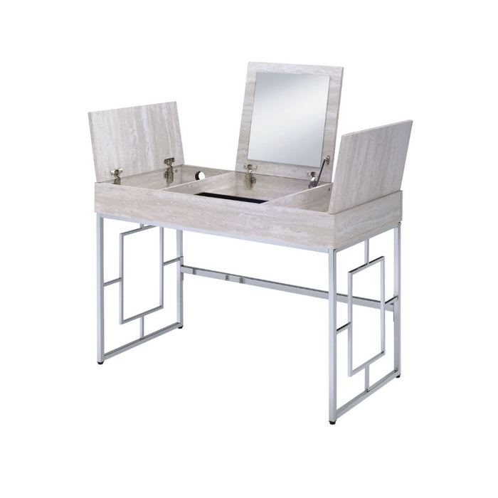 Saffron 44"L Vanity Desk with USB