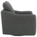 Coaster Madia Boucle Upholstered Swivel Glider Chair Charcoal Grey Default Title