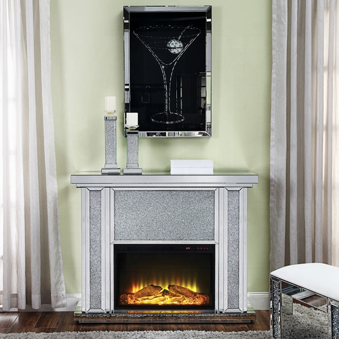 Noralie 39"H Glam Fireplace