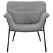 Coaster Davina Upholstered Flared Arms Accent Chair Ivy Grey