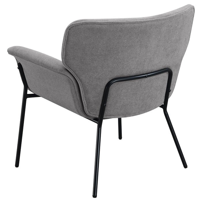 Coaster Davina Upholstered Flared Arms Accent Chair Ivy Grey