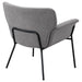 Coaster Davina Upholstered Flared Arms Accent Chair Ivy Grey