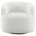 Coaster Hudson Upholstered Swivel Chair Natural Default Title