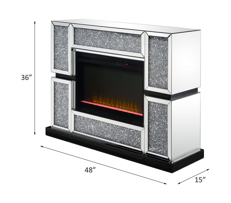 Noralie Glam Fireplace