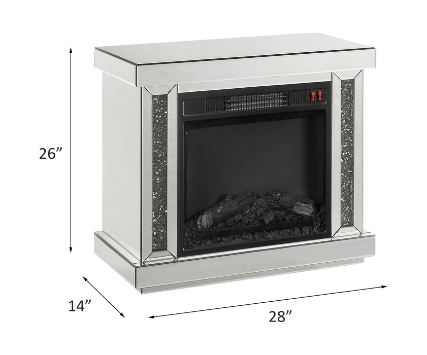 Noralie 26"H Glam Fireplace