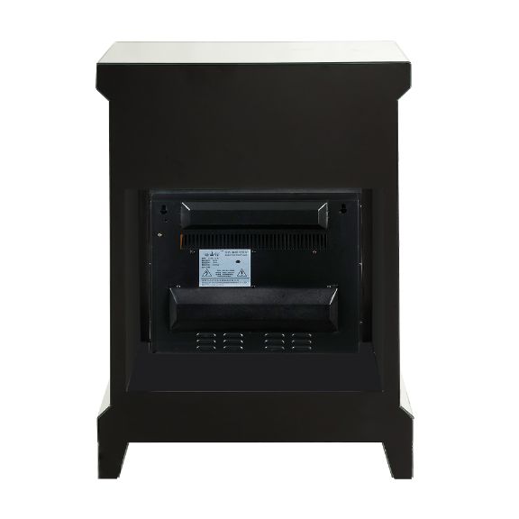 Noralie 1 Drawer Glam Fireplace