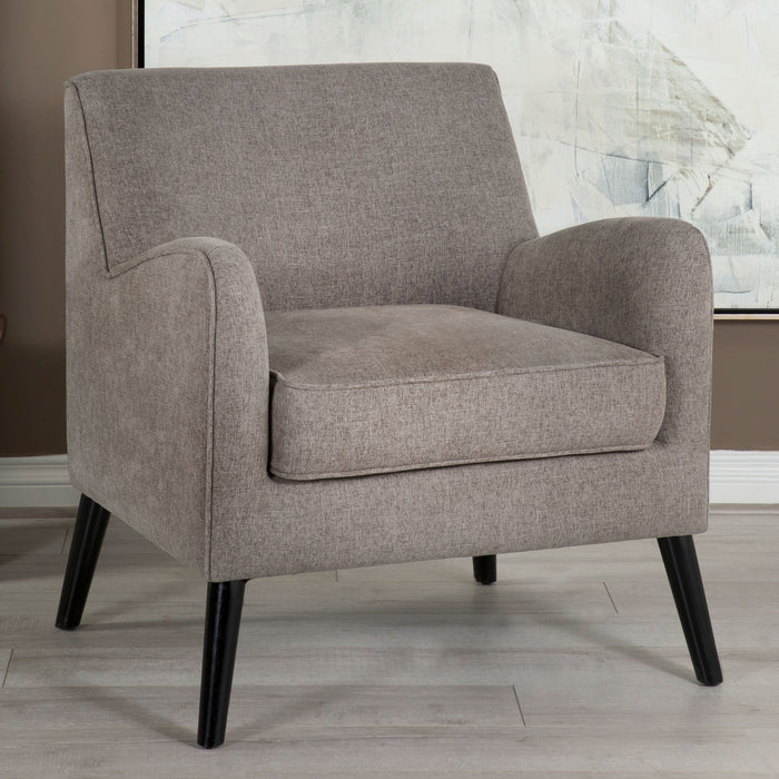 Darlene Upholstered Tight Back Accent Chair Charcoal