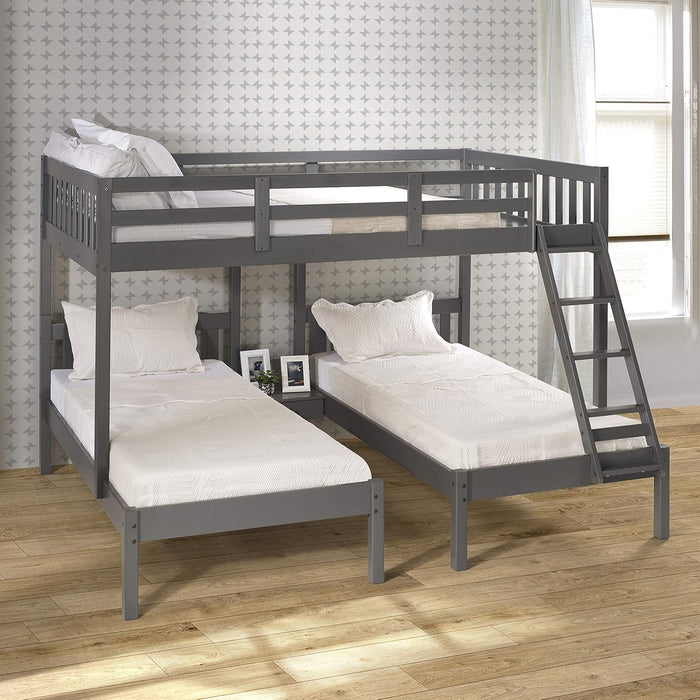 Full Over Double Twin Bunkbed