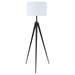 Coaster Harrington Tripod Legs Floor Lamp White and Black Default Title