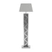 Coaster Carmen Geometric Base Floor Lamp Silver Default Title