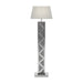 Coaster Carmen Geometric Base Floor Lamp Silver Default Title