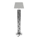 Coaster Carmen Geometric Base Floor Lamp Silver Default Title