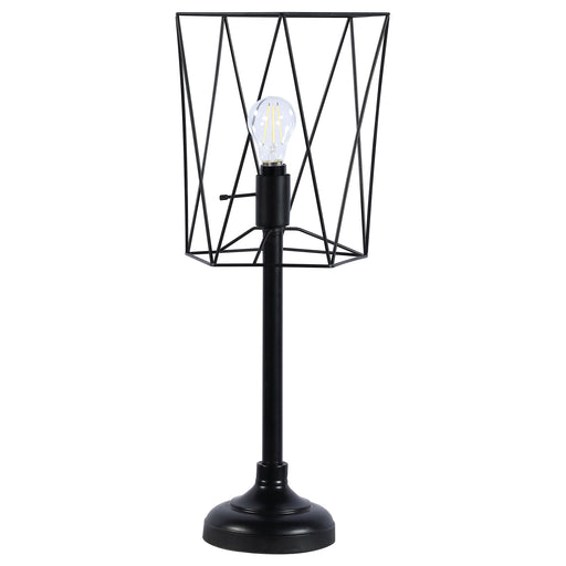 Coaster Mayfield Metal Slender Torch Table Lamp Black Default Title