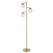 Coaster Sena Trio Tree Floor Lamp Gold Default Title