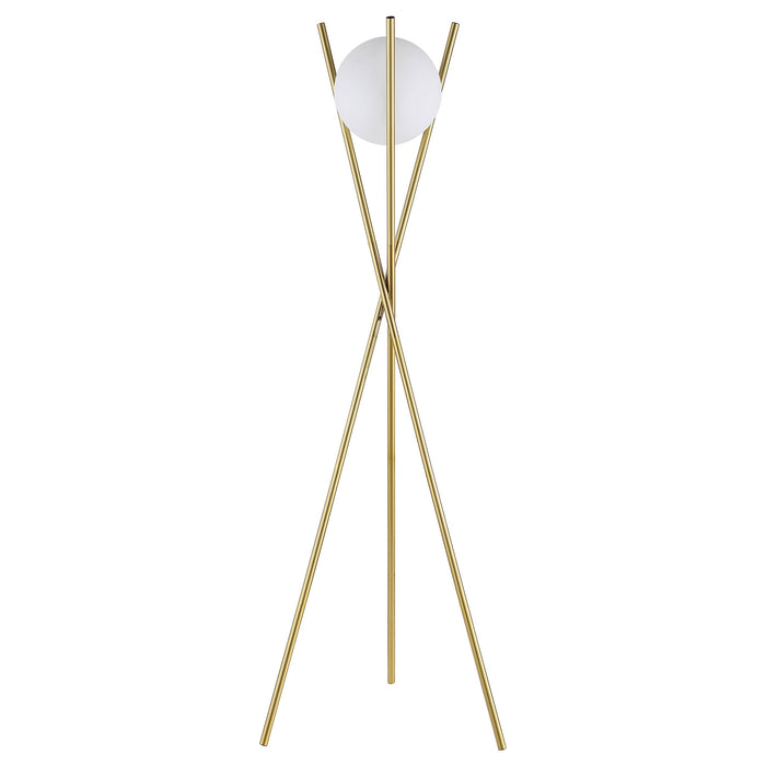 Coaster Yamileth Tripod Floor Lamp Gold Default Title