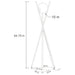 Coaster Yamileth Tripod Floor Lamp Gold Default Title