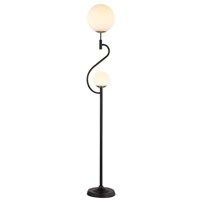 Dacki 69-inch Dual Spherical Bulb Metal Floor Lamp