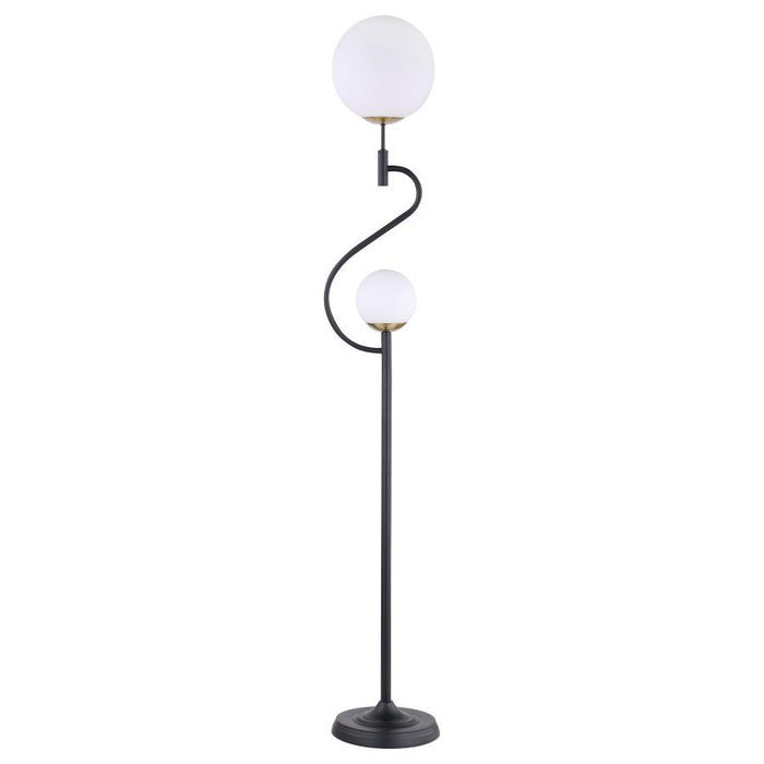 Dacki 69-inch Dual Spherical Bulb Metal Floor Lamp