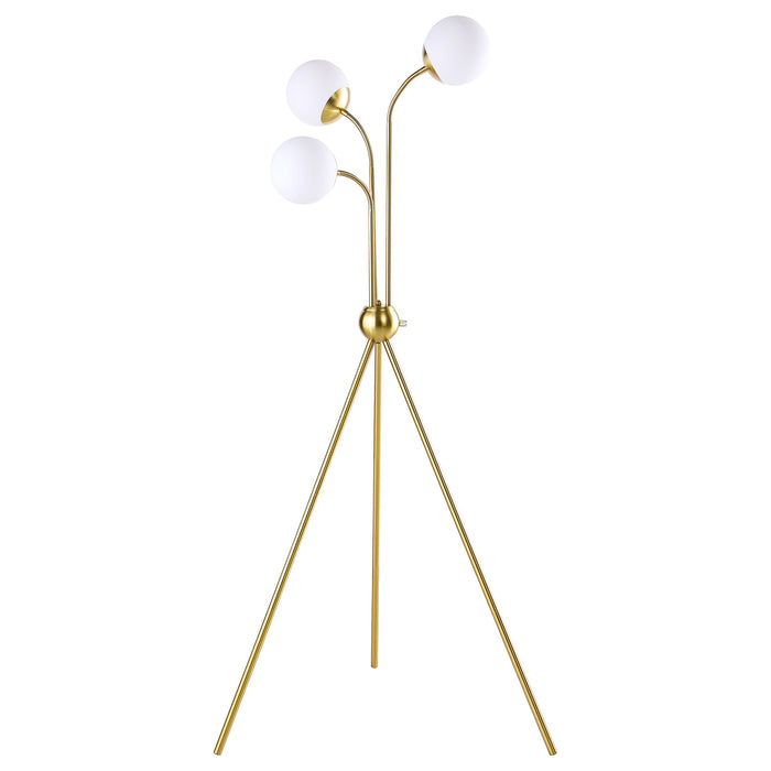 Coaster Miley Trio Tree Floor Lamp Gold Default Title