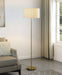 Coaster Ramiro Drum Shade Floor Lamp Gold Default Title