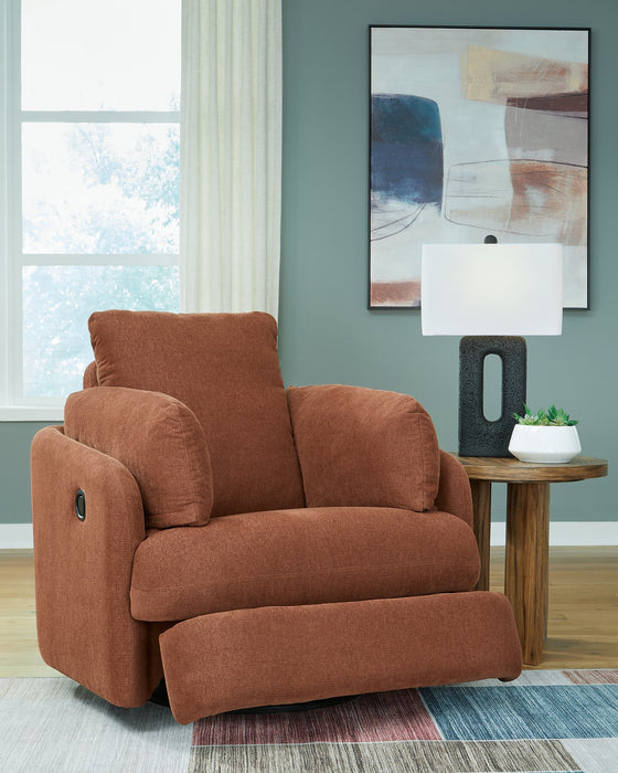 Modmax Performance Fabric Swivel Glider Recliner