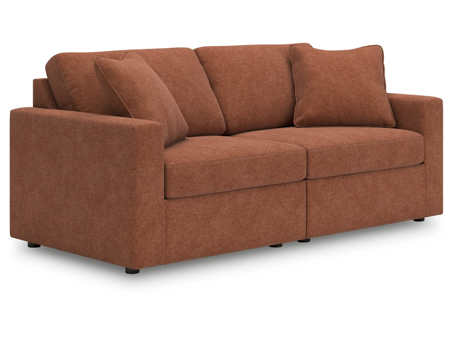 Modmax 2-Piece Modular Performance Fabric Loveseat