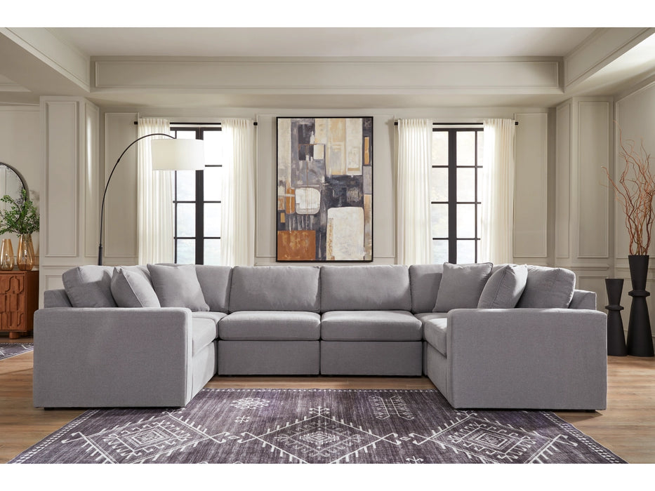 Modmax 6-Piece Performance Fabric Modular Sectional