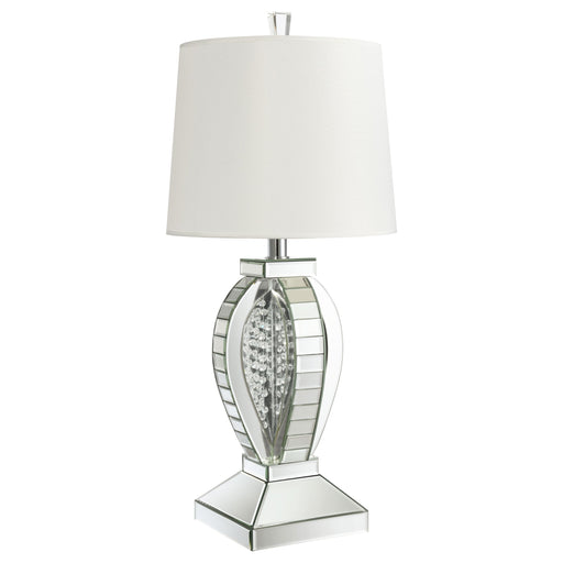 Coaster Klein Table Lamp with Drum Shade White and Mirror Default Title