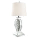 Coaster Klein Table Lamp with Drum Shade White and Mirror Default Title