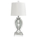 Coaster Klein Table Lamp with Drum Shade White and Mirror Default Title