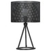 Coaster Chapin Metal Mesh Shade Table Lamp Matte Black Default Title