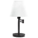 Coaster Colombe Rotatable Frame Table Lamp Off White and Matte Black Default Title