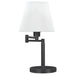 Coaster Colombe Rotatable Frame Table Lamp Off White and Matte Black Default Title