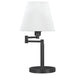 Coaster Colombe Rotatable Frame Table Lamp Off White and Matte Black Default Title