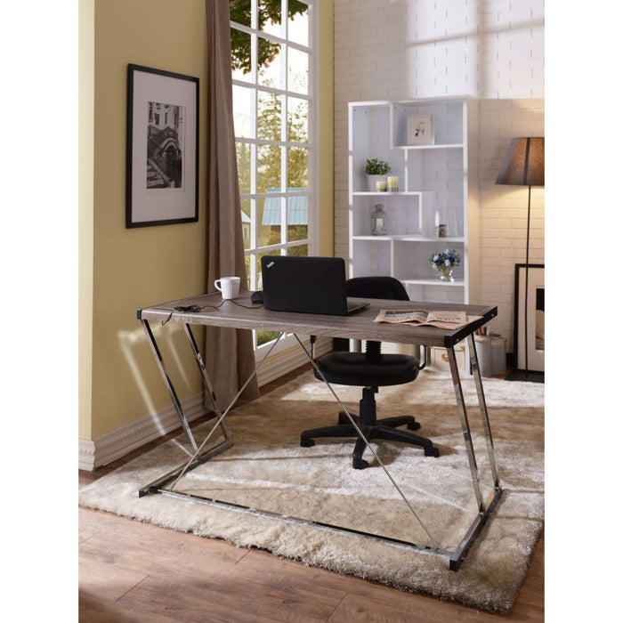 Finis 47"L Writing Desk with USB