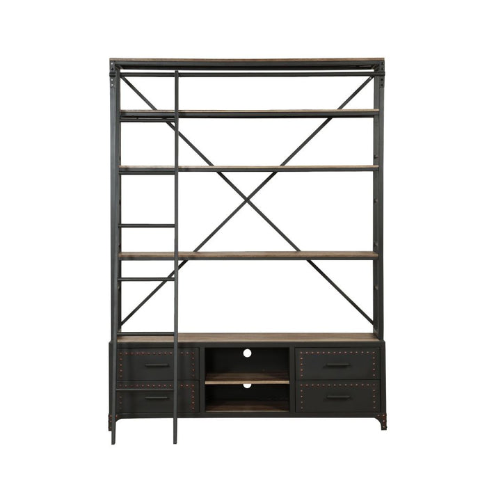 Actaki 83"H x 64"W Etagere Bookshelf