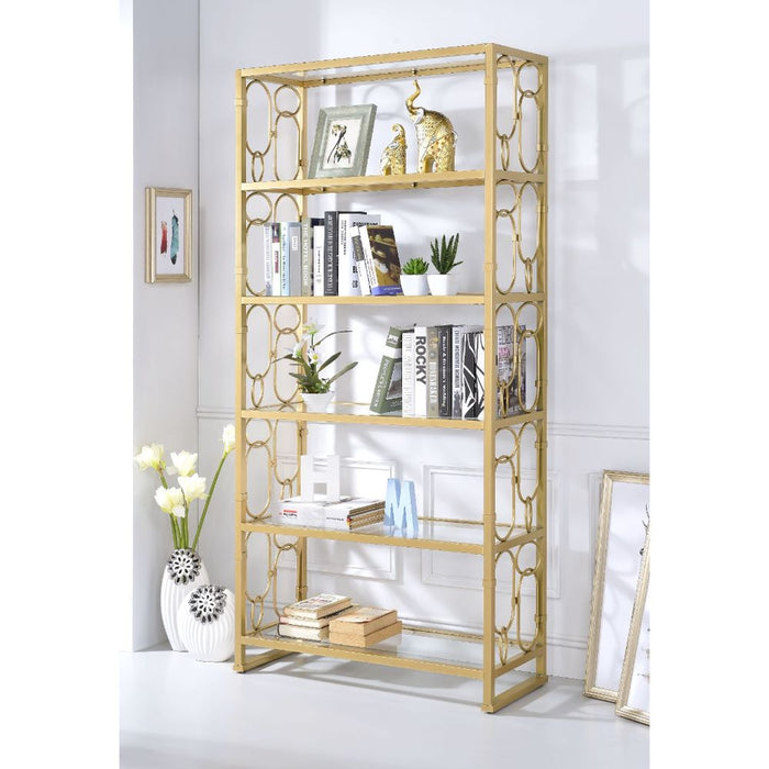 Milavera 77"H x 37"W Bookshelf