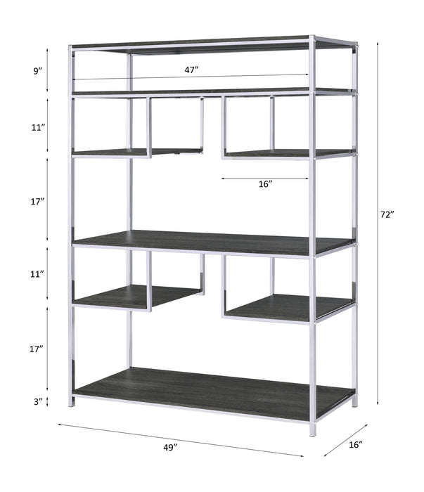 Vonara 72"H x 49"W Etagere Bookshelf