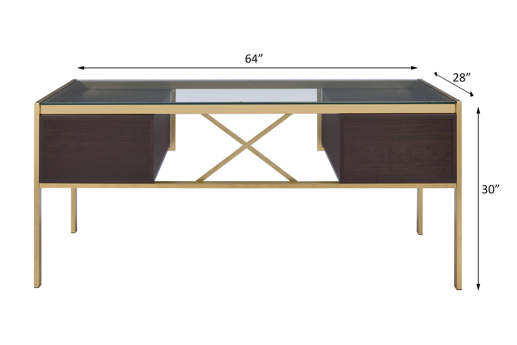 Yumia 4 Drawers 64"L Writing Desk