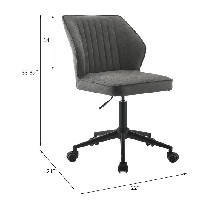 Pakuna 22"W Swivel & Adjustable Height Office Chair