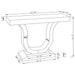 Coaster Saanvi Console Table with U-shaped Base Clear Mirror Default Title