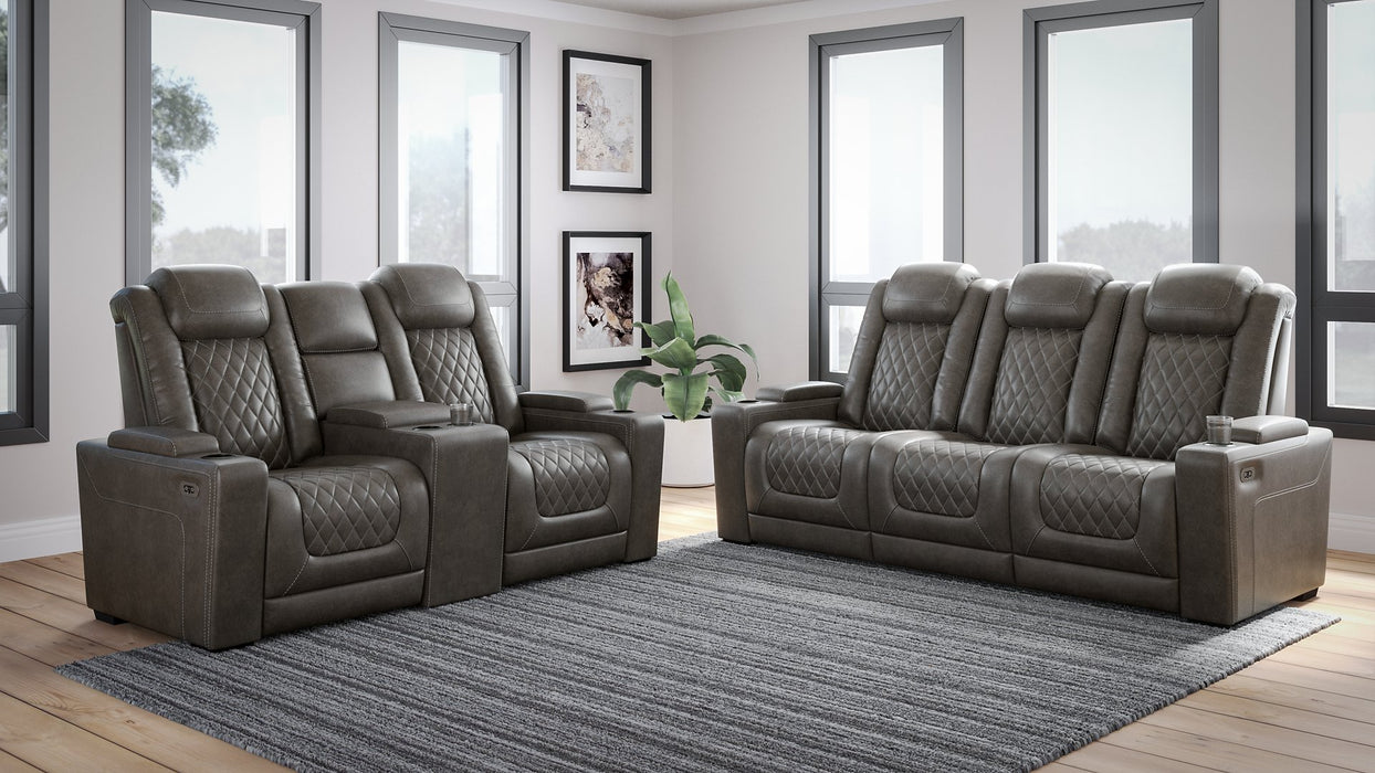 HyllMont Power Reclining Upholstery Package