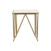 Coaster Bette 2-piece Nesting Table Set White and Gold Default Title