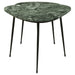 Coaster Tobias 2-piece Triangular Marble Top Nesting Table Green and Black Default Title