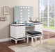 Coaster Talei 6-drawer Vanity Set with Hollywood Lighting Black and White Default Title